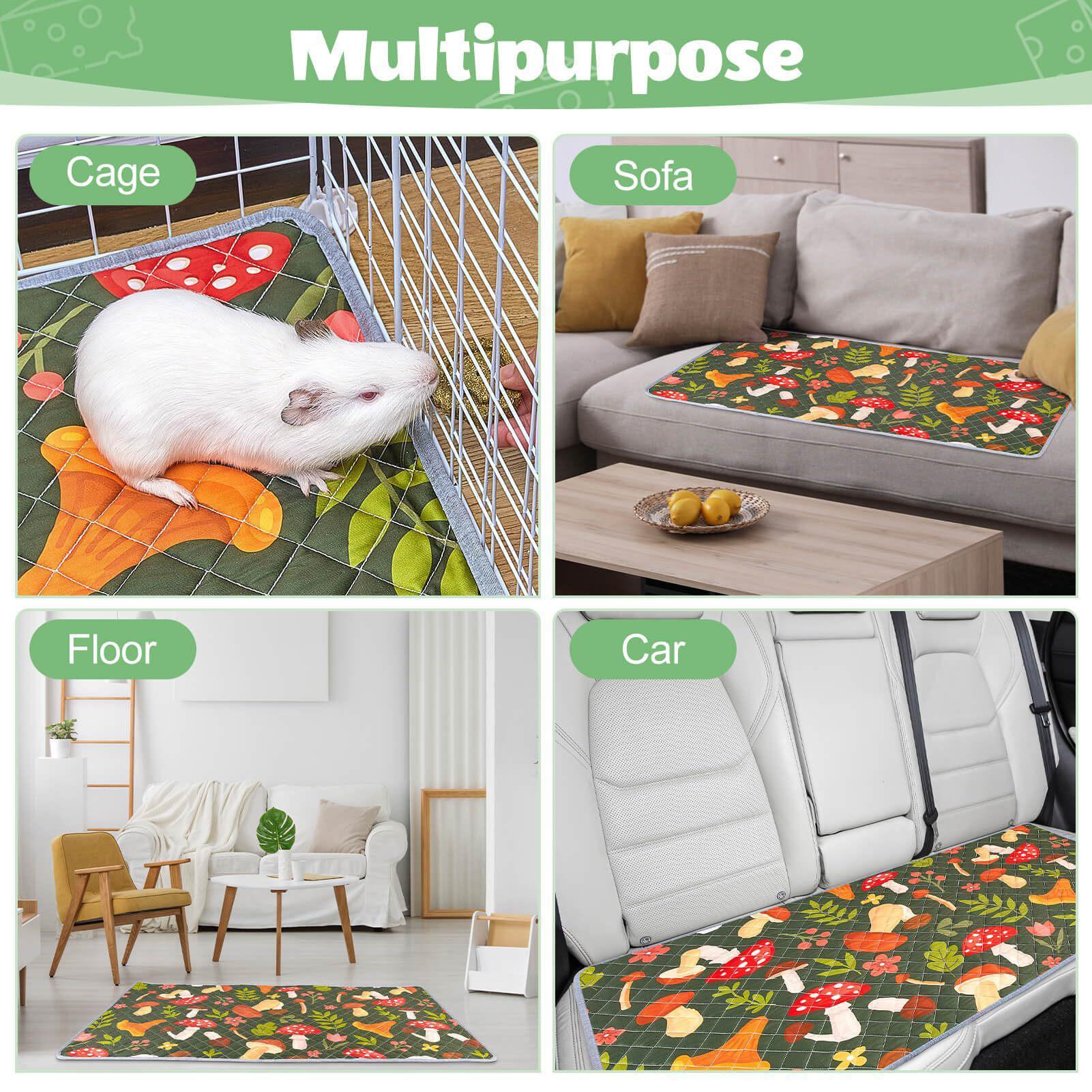 Hedgehog Bedding Liner - Alas Kandang Chinchilla Penyerap Dapat Dicuci