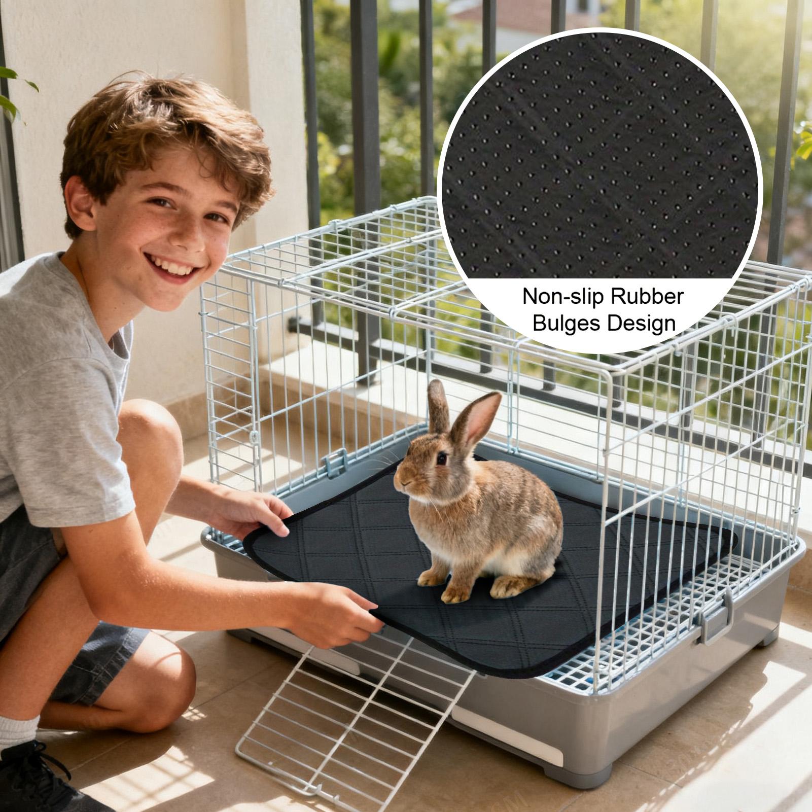 Hedgehog Bedding Liner - Alas Kandang Kelinci 4 Buah Bantalan