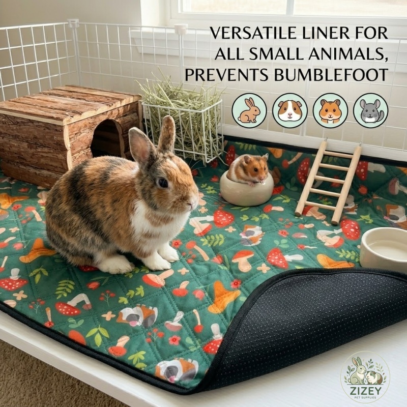 Hedgehog Bedding Liner - Alas Tidur Hamster Dapat Dicuci, Alas