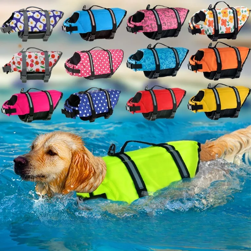 Dog Life Jacket - Rompi Renang Anjing Jaket Pelampung Hewan
