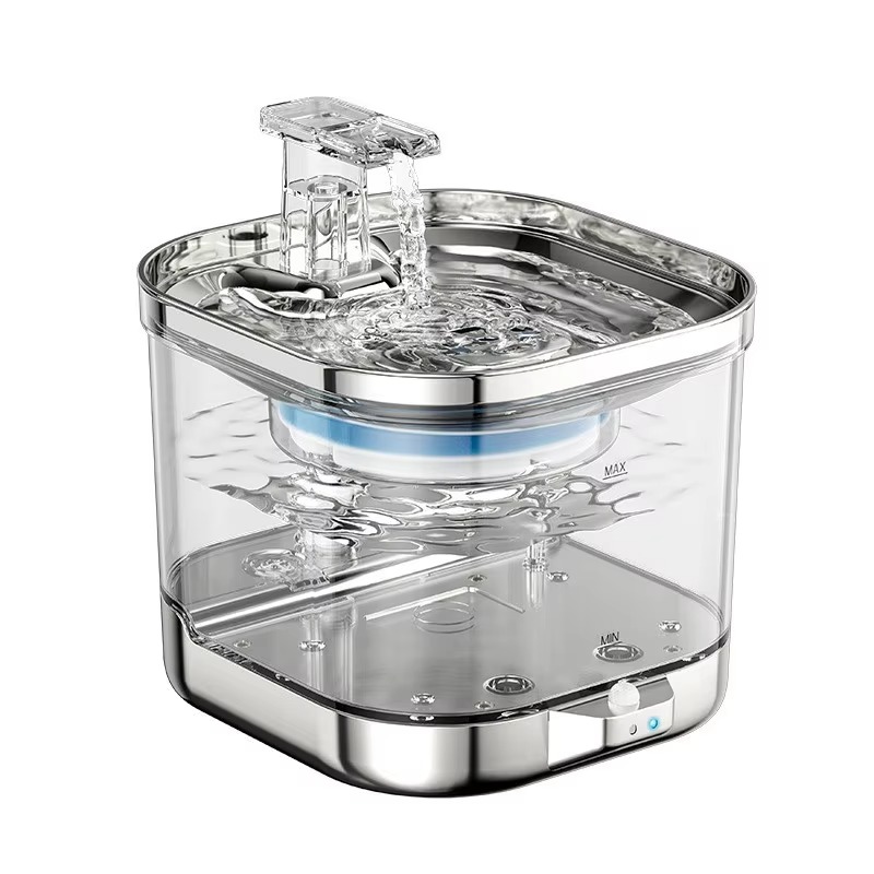Pet Water Fountain - Tempat Minum Hewan Peliharaan Otomatis Stainless
