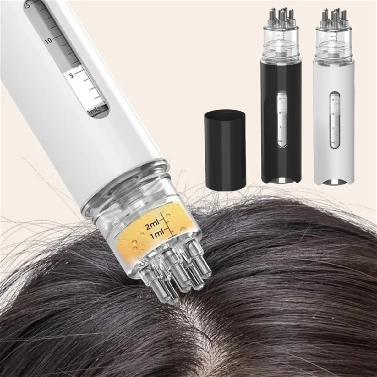 Pet Supplies Us - X07A Sisir Cairan Aplikator Kulit Kepala,