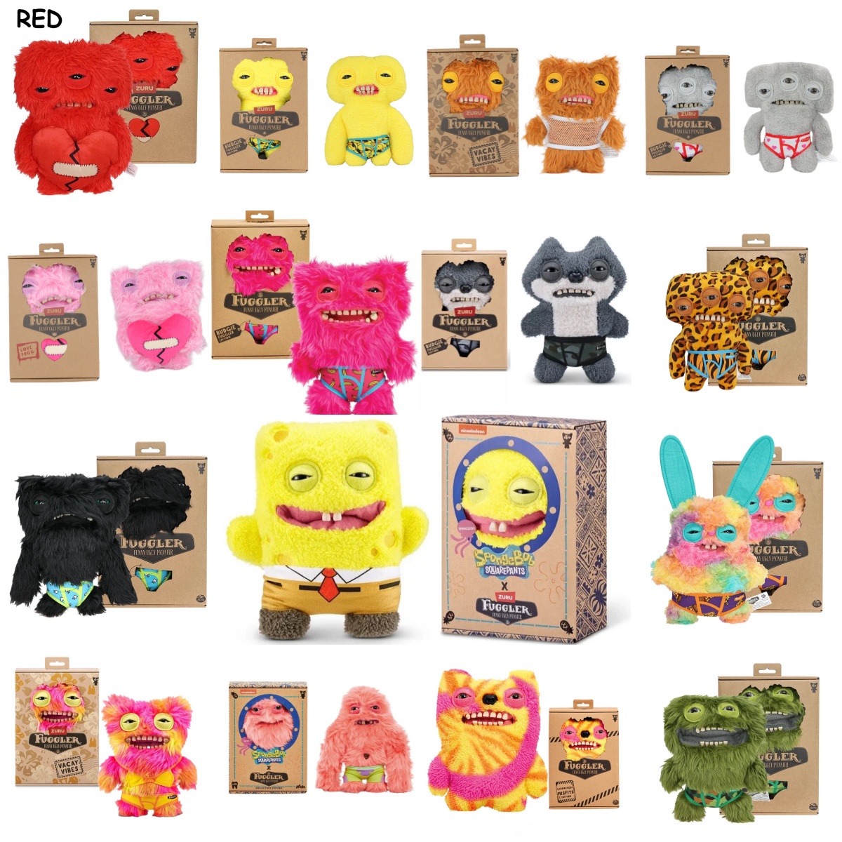 Pet Supplies Us - Boneka Plush Monster Gigi Jelek Fuggler,