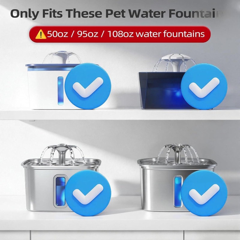 Pet Water Fountain - B84B-Pompa Pengganti Air Mancur Hewan Peliharaan