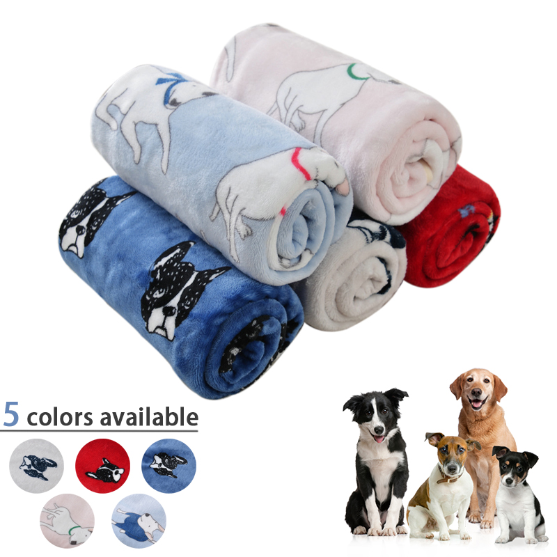 Pet Supplies For Dogs - Selimut Tempat Tidur Anjing Flanel Lembut