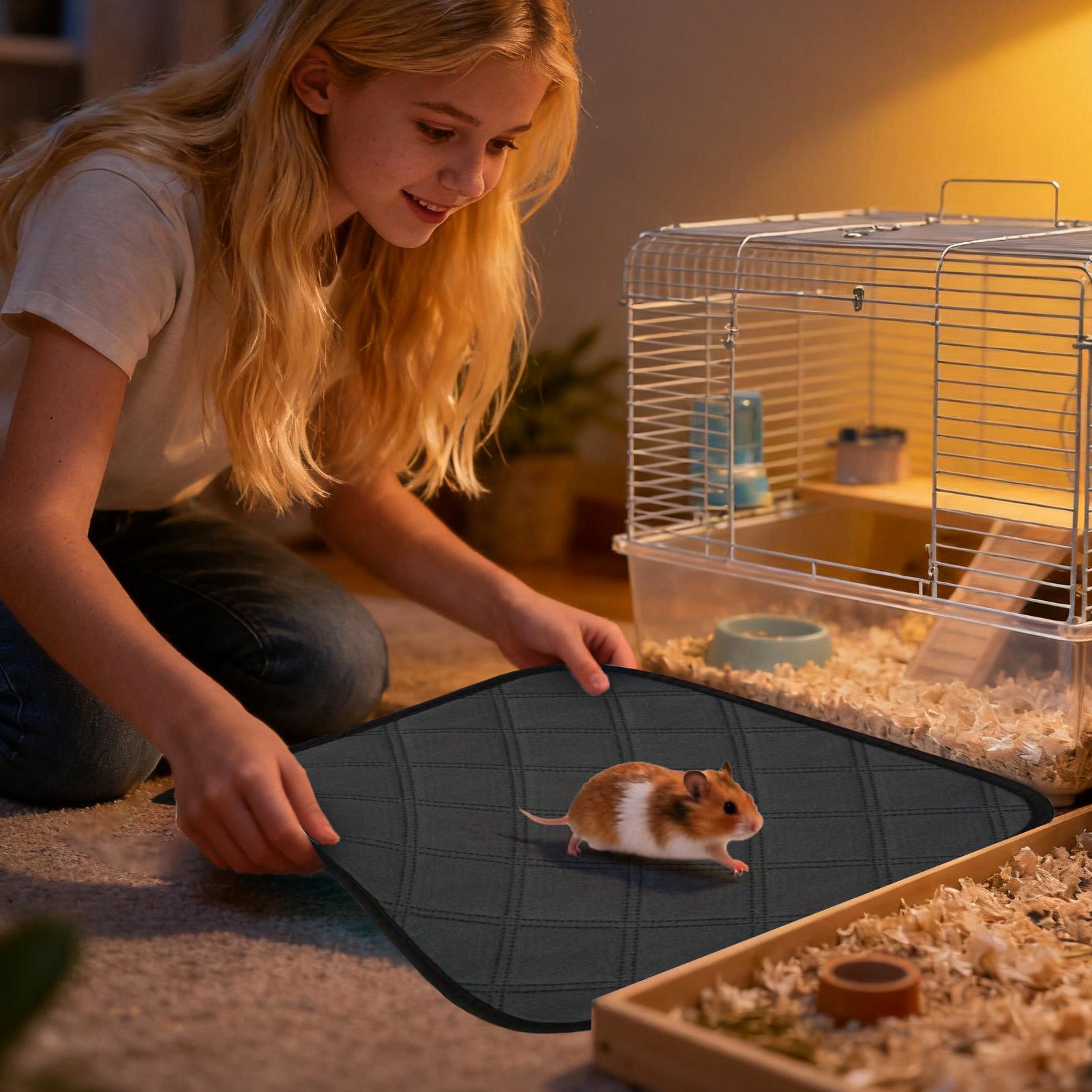 Alas Kandang Kelinci 4 Buah Al - Hedgehog Bedding Liner ulasan dan harga