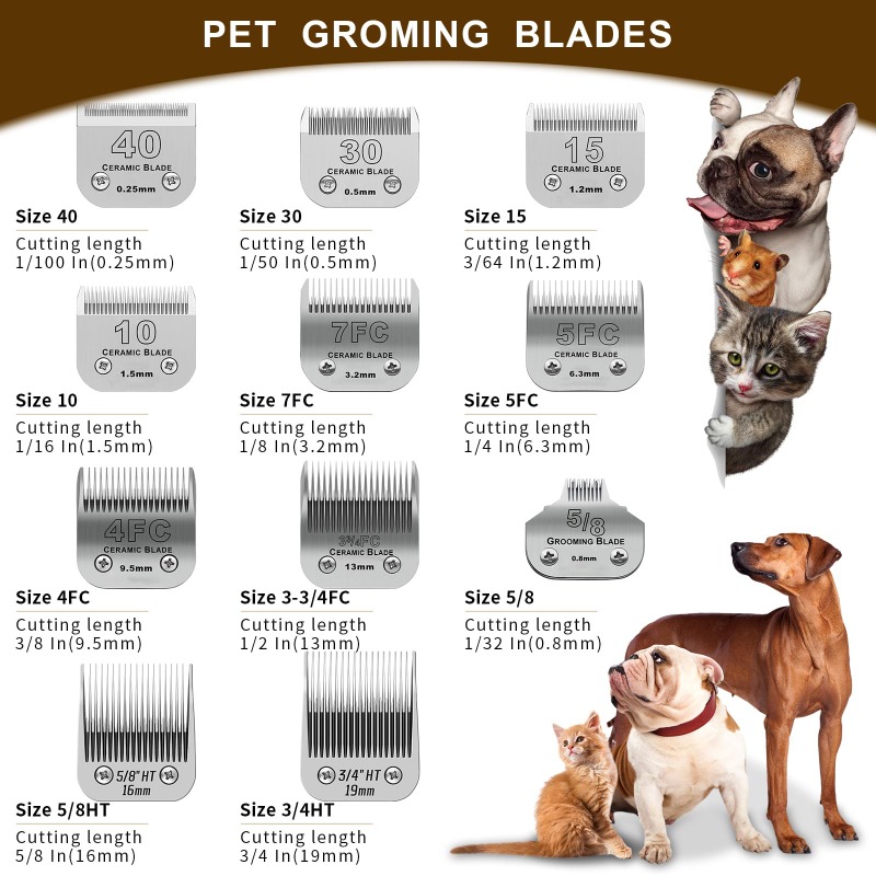 Pisau Keramik Clipper Perawata - Dog Grooming Clippers ulasan dan harga