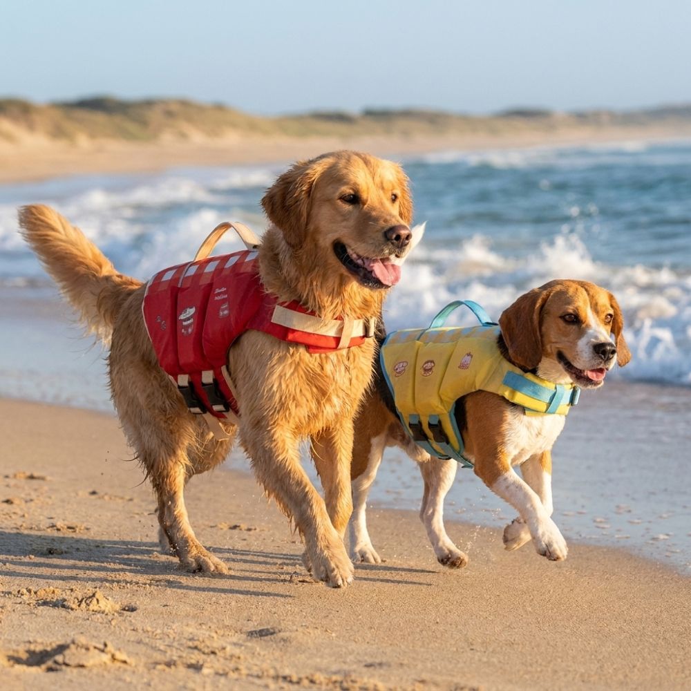 Jaket Pelampung Anjing Tahan A - Dog Life Jacket ulasan dan harga