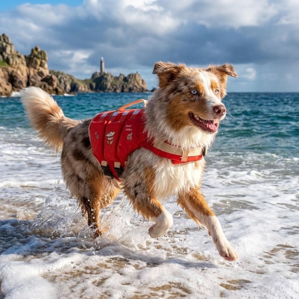 Jaket Pelampung Anjing Tahan A - Dog Life Jacket ulasan dan harga