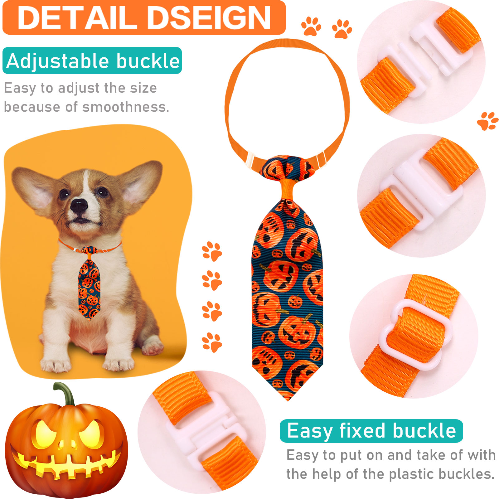 50/100 Buah Halloween Aksesori - Pet Supplies Hours ulasan dan harga