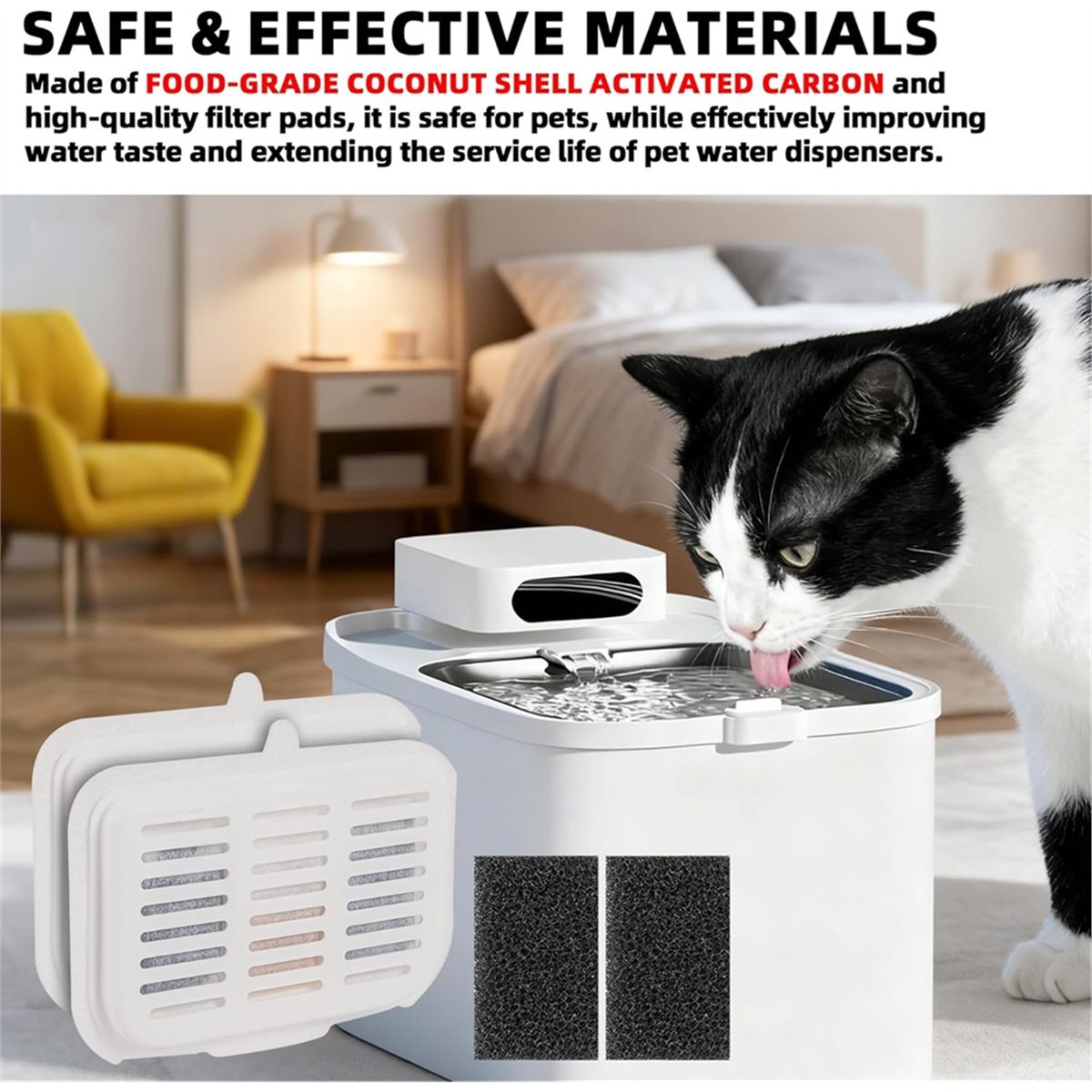 (A02R] 15-Pack Filter Unit Rec - Pet Water Fountain ulasan dan harga