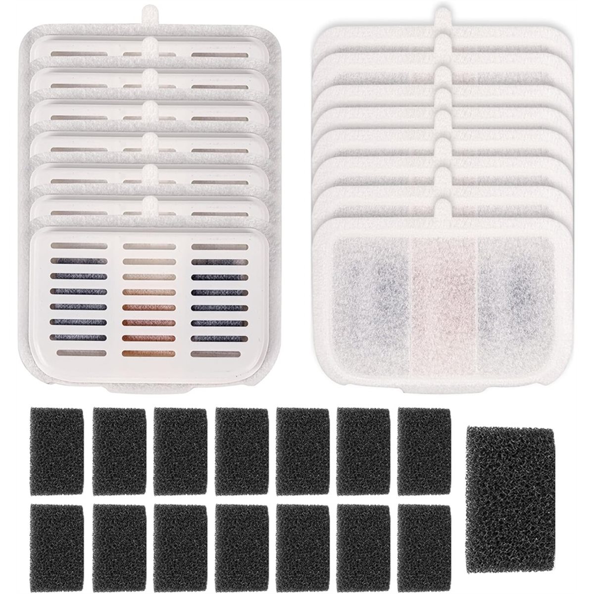 (A02R] 15-Pack Filter Unit Rec - Pet Water Fountain ulasan dan harga