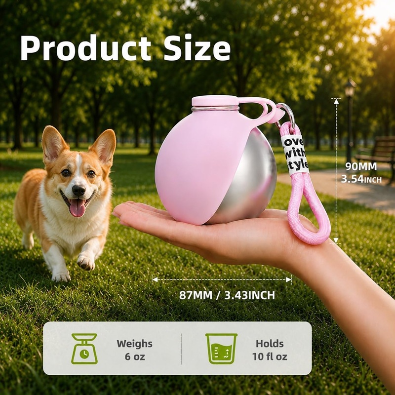 Botol Air Anjing Stainless Ste - Pet Supplies Hours ulasan dan harga