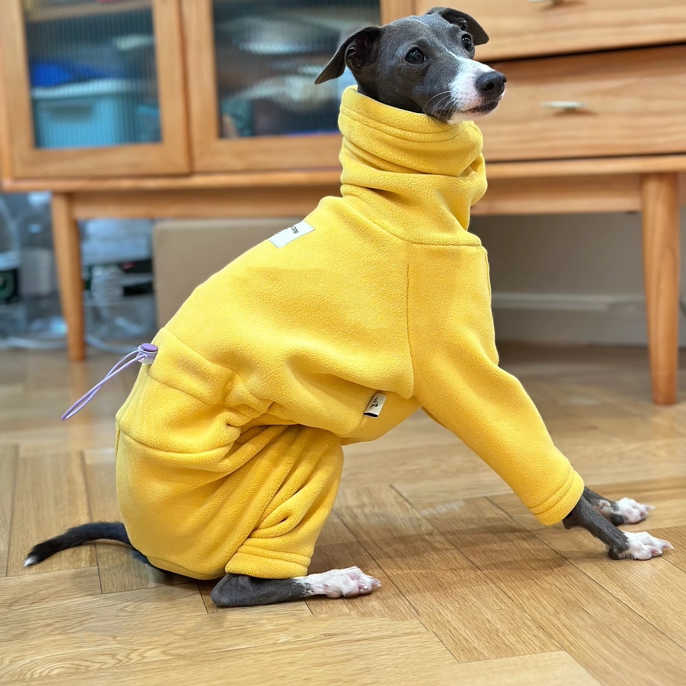 Sweter bulu kuning hangat untu - Dog Life Jacket ulasan dan harga