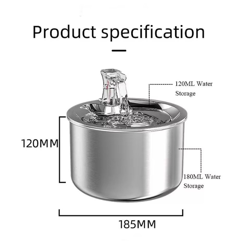 Tempat Minum Hewan Peliharaan  - Pet Water Fountain ulasan dan harga