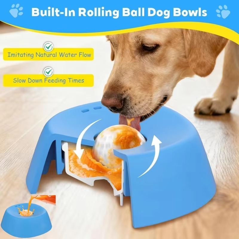 1pc Mangkuk Jilat Anjing Slow  - Pet Supplies Hours ulasan dan harga