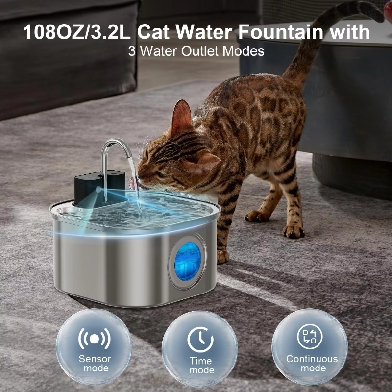 Tempat Minum Kucing Nirkabel 3 - Pet Water Fountain ulasan dan harga